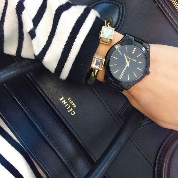 Black and Gold via Michael Kors
