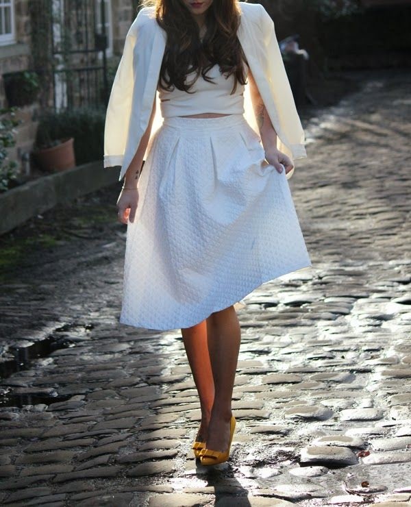 All White Outfits For Springtime