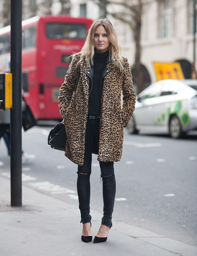 Leopard coat outfits deals