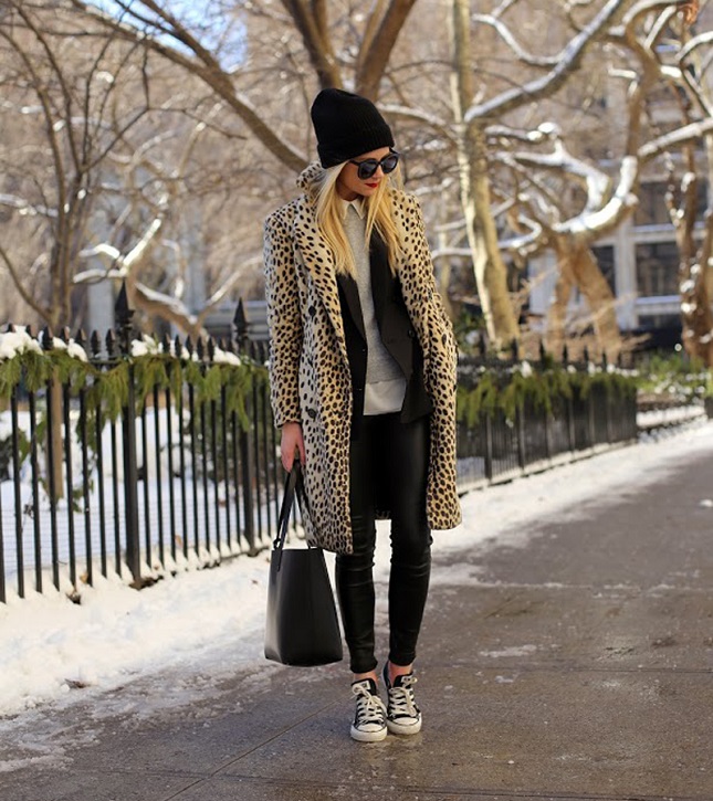 Wish on sale leopard coat
